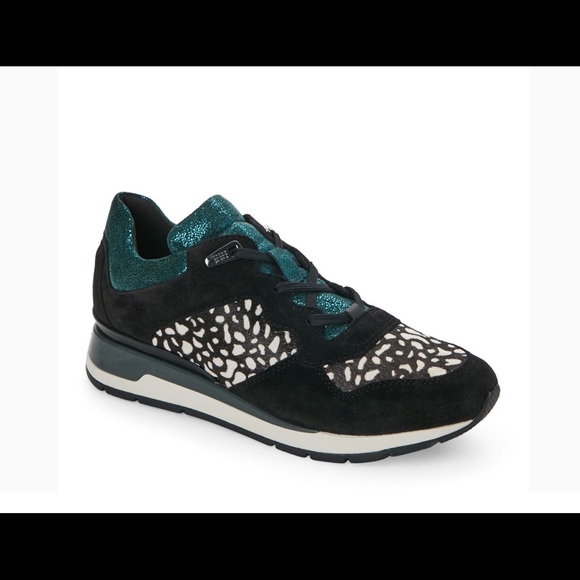 geox leopard print trainers